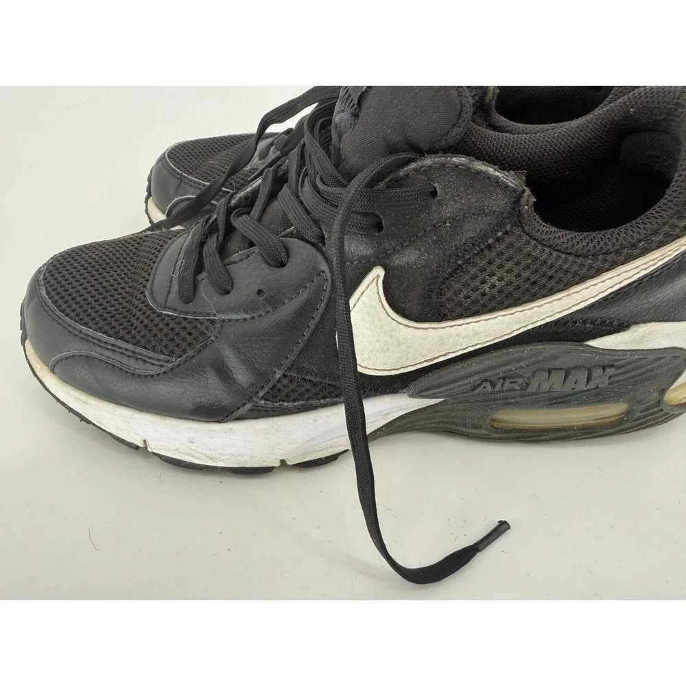 Nike Air Max Black White Mesh Running Sneakers Lace Up Women's Size 8 CD5432-003